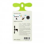 Wholesale Universal iPhone / Andrioid Portable Cell Phone Mini Electric Cooling Fan (Black)